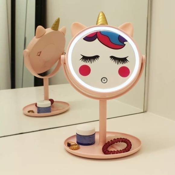 Last One! 🌸 New Love Ellie LED Lighted Unicorn Mirror Pink - Picture 7 of 9